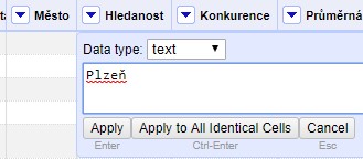 Apply to All Identical Cells